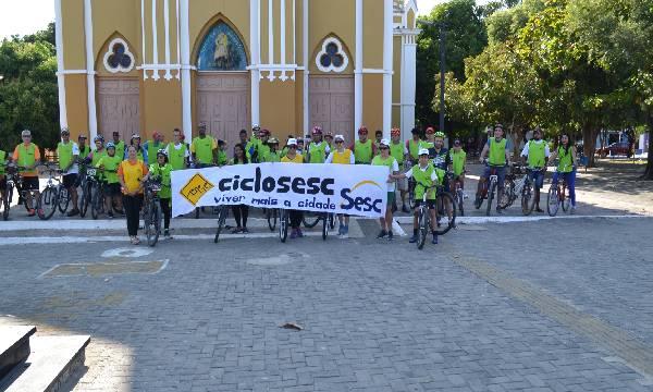 CicloSesc em Floriano movimenta trabalhadores do comércio.(Imagem:Divulgação)