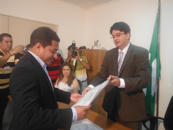 Gleydson Resende, José Augusto e demais candidatos foram diplomados em Barão de Grajaú.(Imagem:FlorianoNews)