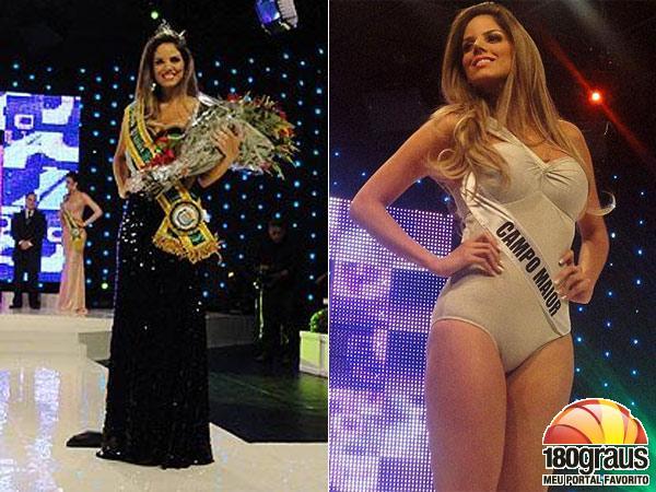 Ela foi eleita Miss Piauí nesta semana, mesmo tendo sido Miss na Bahia(Imagem:180graus)