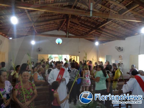 Domingo de Ramos é celebrado com missas e procissões em Floriano.(Imagem:FlorianoNews)