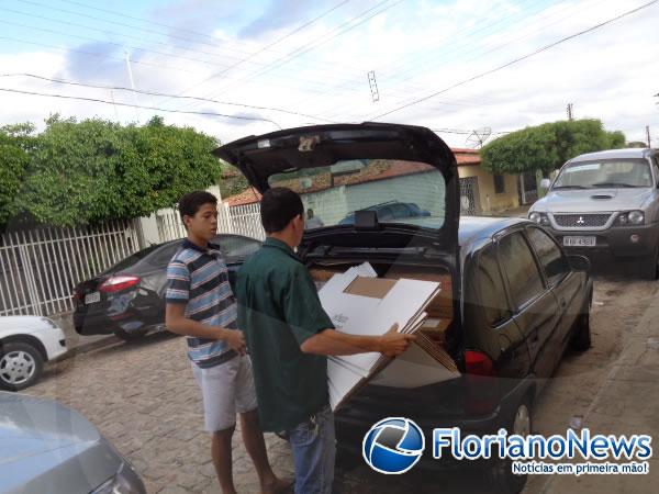 Justiça Eleitoral realiza distribuição de urnas na zona rural de Floriano, Barão e São Francisco.(Imagem:FlorianoNews)