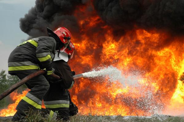 ncêndio próximo ao aeroporto de Parnaíba destrói 5 km de vegetação.(Imagem:Divulgação)