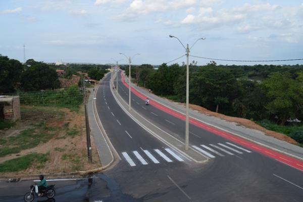 O novo corredor da folia já está no clima da festa carnavalesca.(Imagem:Secom)