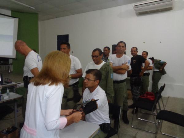 3º Batalhão de Floriano recebe equipe multidisciplinar do CAIS.(Imagem:FlorianoNews)