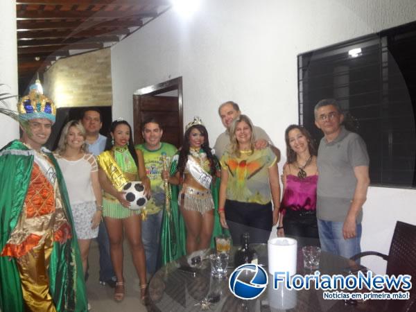 Rei, Rainha e Musa do Carnaval são barrados no Zé Pereira de Floriano.(Imagem:FlorianoNews)