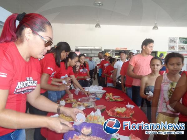 Cajueiro Motos comemora Dia do Motociclista com moto passeio em Floriano. (Imagem:FlorianoNews)