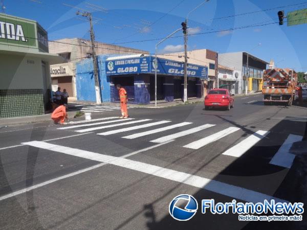 SUTRAN segue cronograma de sinalização durante o feriado.(Imagem:FlorianoNews)