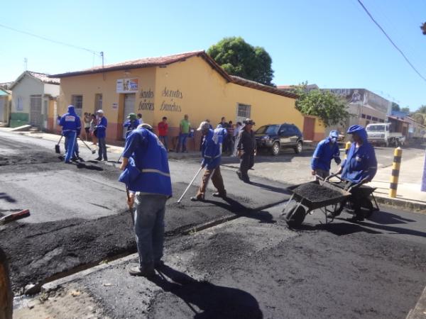 Secretário dos Transportes visita obras em Floriano.(Imagem:FlorianoNews)