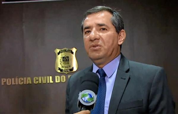 Coordenador da Divisão de Capturas, o delegado Willame Moraes.(Imagem:Cidadeverde.com)