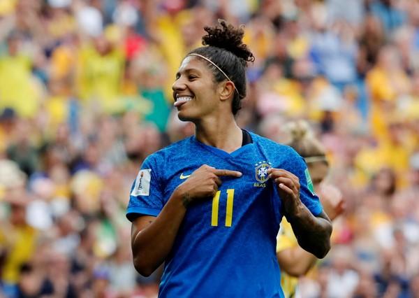 Cristiane é a artilheira do Brasil na Copa do Mundo com quatro gols.(Imagem:Reuters)