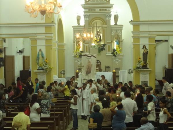 Procissão encerrou festejos de Nossa Senhora do Carmo em Floriano.(Imagem:FlorianoNews)