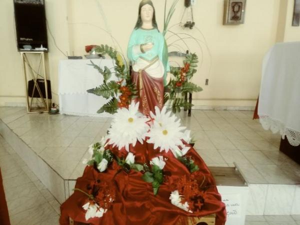 Missa matinal marca encerramento de festejos de Santa Luzia em Floriano.(Imagem:FlorianoNews)