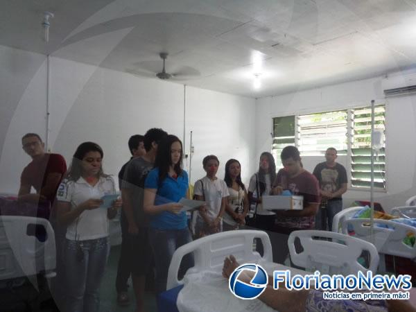 Projeto Sorriso Largo leva alegria a Hospital de Floriano.(Imagem:FlorianoNews)