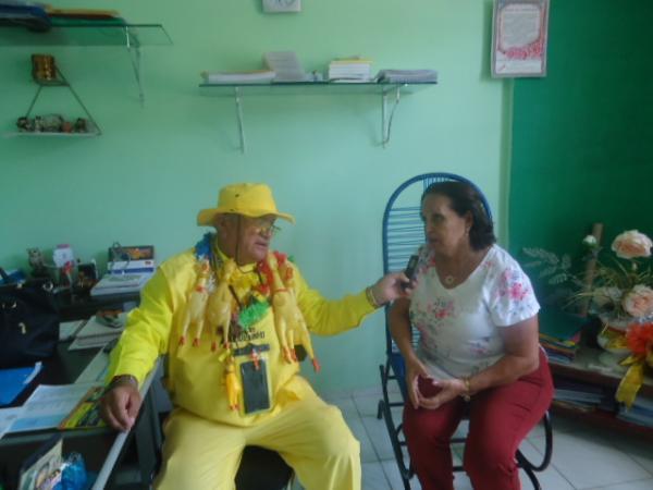 Professora Léa Almeida, presidente do Sinte Regional de Floriano.(Imagem:FlorianoNews)