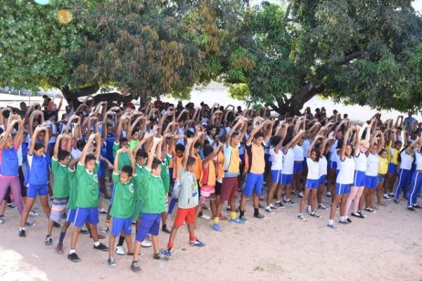 Escola Municipal Antônio Nivaldo realiza I Intercolegial.(Imagem:Secom)