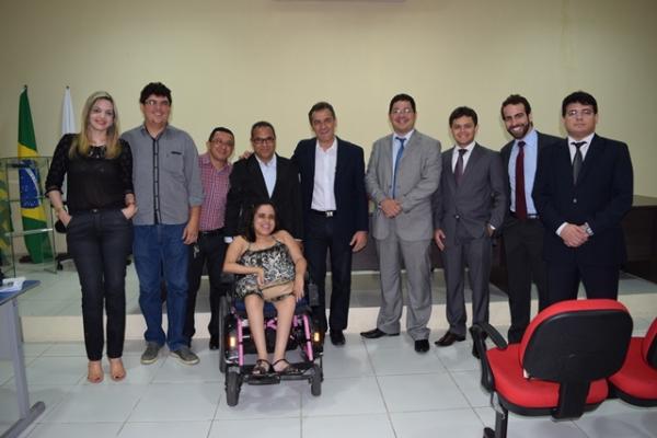 Prefeito e Advogado Gilberto Júnior participa das ações da Caravana Jovem Advocacia(Imagem:Waldemir Miranda)