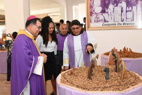 Floriano sedia Exposição de Presépios Franciscanos Nacionais e Internacionais.(Imagem:SECOM)