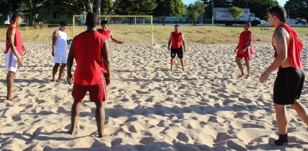 Equipe planeja manter rendimento de 2013 na Copa Nordeste de Clubes de Beach Soccer.(Imagem:Josiel Martins )