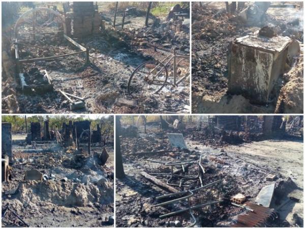 Criminosos ateiam fogo em casas no interior do Piauí.(Imagem:Portalr10)