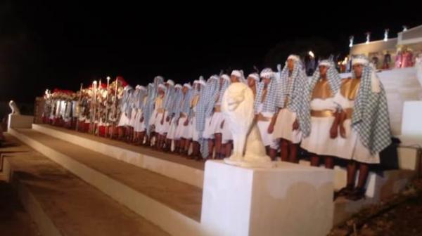 Emoção toma conta do público na 1ª noite da Paixão de Cristo em Floriano.(Imagem:FlorianoNews)