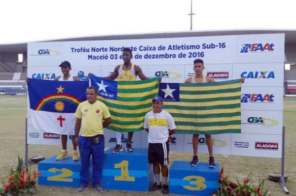 Piauí fatura 10 ouros, quebra recordes e leva título inédito no Norte-Nordeste de Atletismo Sub-16.(Imagem:Reprodução/Facebook)