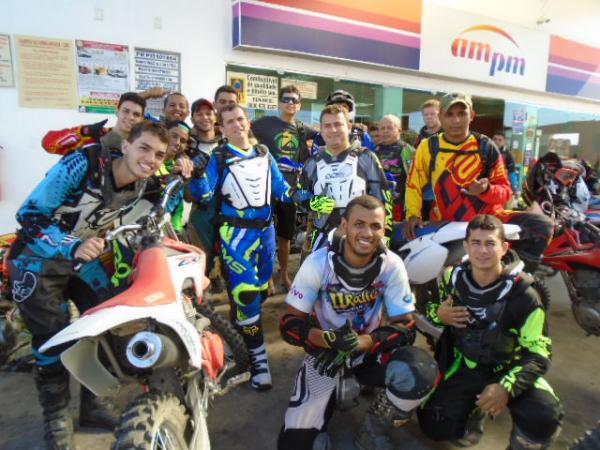 Motociclistas que disputarão Enduro dos Fortes participam de treino em Floriano.(Imagem:FlorianoNews)