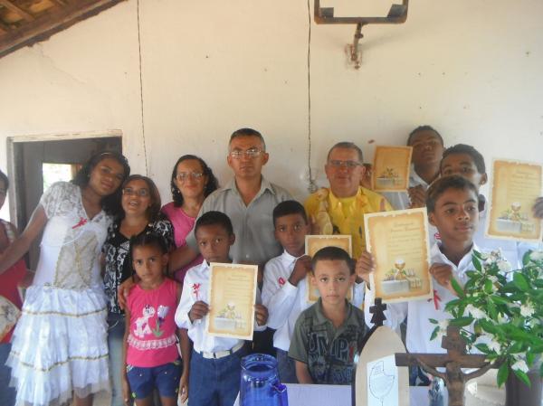 Realizada Missa de Natal com 1ª Eucaristia na localidade Boca da Entrada.(Imagem:FlorianoNews)