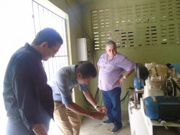 Secretario de Saúde visita obras do HRTN em Floriano.(Imagem:FlorianoNews)