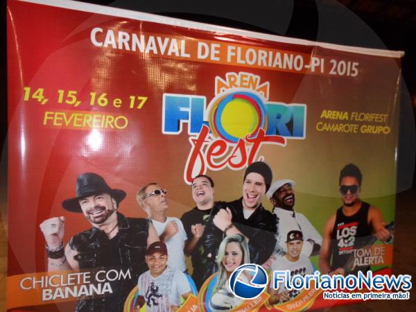 Arena Flori Fest é lançada para o Carnaval 2015 em Floriano.(Imagem:FlorianoNews)