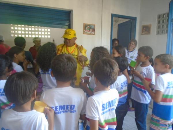 Projeto Amarelinho inicia visitas para Show do Carrapeta em Barão de Grajaú.(Imagem:FlorianoNews)