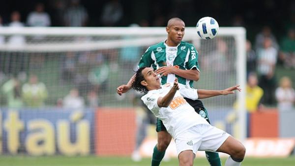 Coritiba de Jonas vence o Santos de Diogo no Couto Pereira: 1 a 0(Imagem:Ag. Estado)
