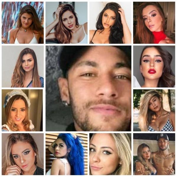 Duda Castro, Giovana Baptista, Isabella Arantes e Rafaela Porto são algumas das beldades que já foram apontadas como affair de Neymar.l(Imagem:Reprodução)