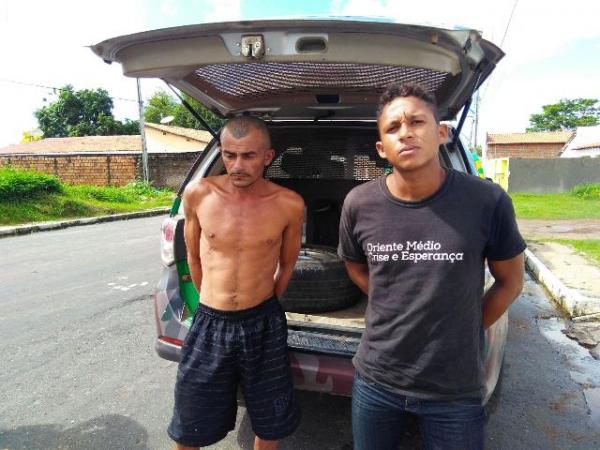 José Adriano Avelino e Valderlívio Rodrigues Nepomuceno(Imagem:Divulgação/Polícia Militar)