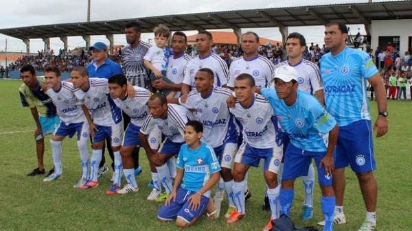 Time do Parnahyba na semifinal Campeonato Piauiense sontra o Flamengo-PI.(Imagem:Josiel Martins)