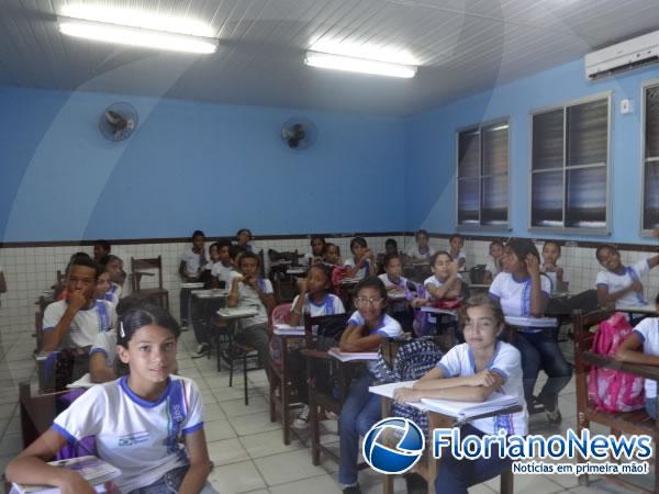 Projeto Amarelinho visita escolas e dá pontapé inicial para o festival estudantil em Barão de Grajaú.(Imagem:FlorianoNews)