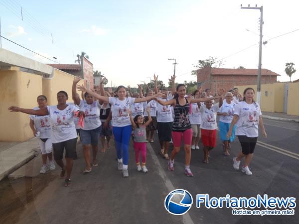 Caminhada da terceira idade é realizada em Barão de Grajaú.(Imagem:FlorianoNews)