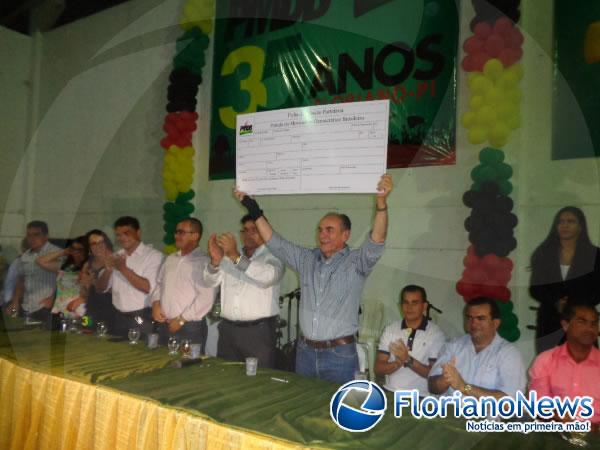 PMDB comemora 35º aniversário com filiações e homenagens em Floriano.(Imagem:FlorianoNews)