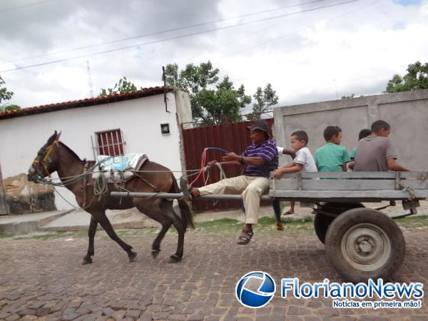 Festa dos Carroceiros atraiu dezenas de participantes em Nazaré do Piauí.(Imagem:FlorianoNews)