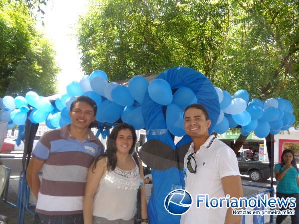 Novembro Azul: acadêmicos da UFPI realizaram ação de orientação sobre a saúde do homem.(Imagem:FlorianoNews)