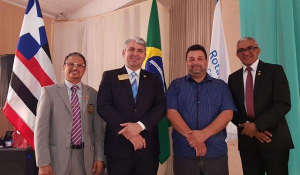 Maurício Bezerra acompanha desenvolvimento de atividades do Rotary em Caxias-MA.(Imagem:Divulgação)