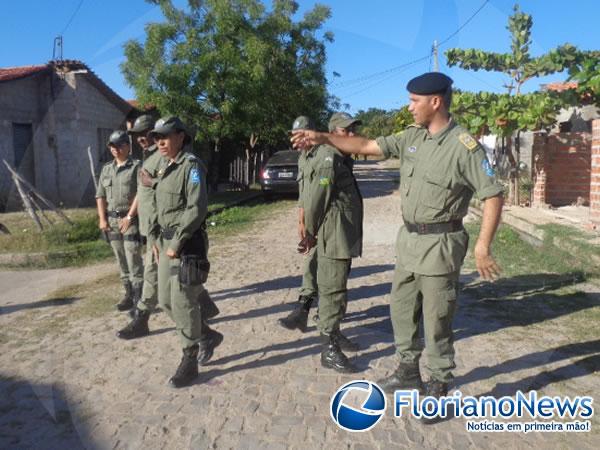 Polícia Militar realiza Operação em Conjunto Habitacional de Floriano.(Imagem:FlorianoNews)