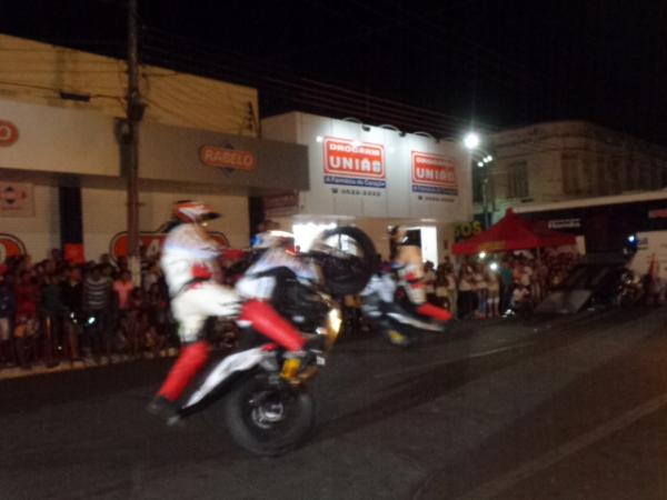 Cajueiro Motos promoveu Show de manobras com a Equipe Força e Acão em Floriano.(Imagem:FlorianoNews)