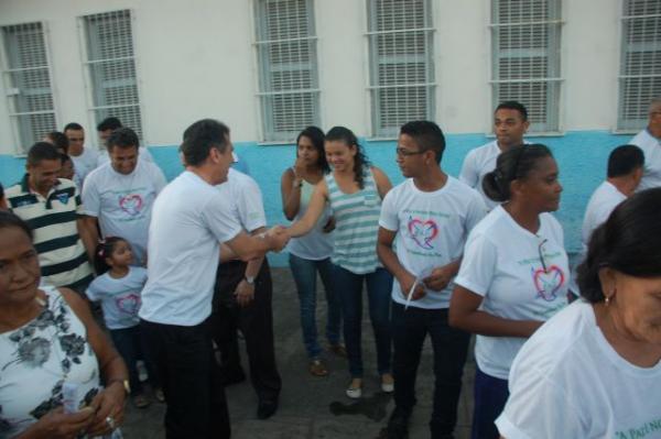 Prefeito Gilberto Jr e Secretários Municipais participaram da IV Caminhada da Paz.(Imagem:Secom)