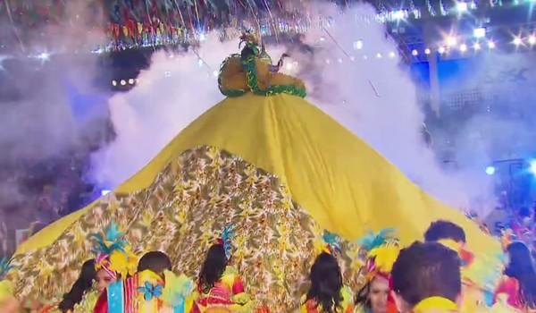 Luar do São João conquista o 1º lugar no Festival de Quadrilhas Juninas da Globo em 2019.(Imagem:Reprodução/TV Globo)