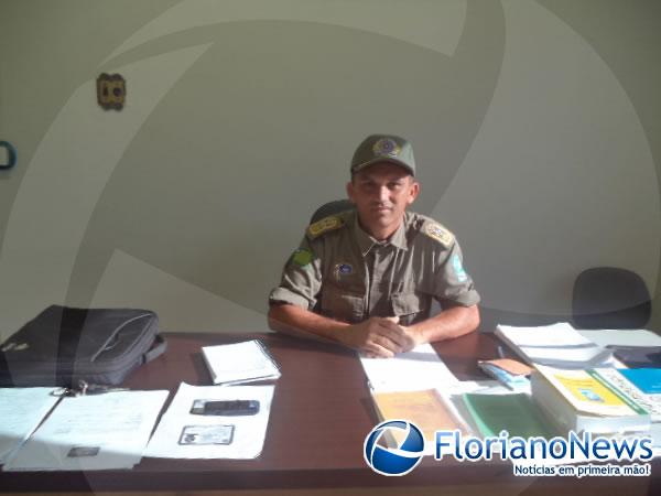 Major Inaldo Barros.(Imagem:FlorianoNews)