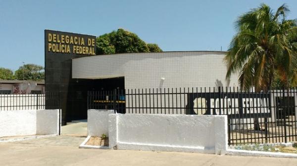 Sede da Polícia Federal em Parnaíba, na Avenida São Sebastião.(Imagem:Carlos Alberto/TV Clube)