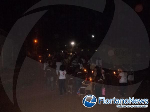 Festejo de São Pio de Pietrelcina é encerrado com procissão e missa.(Imagem:FlorianoNews)