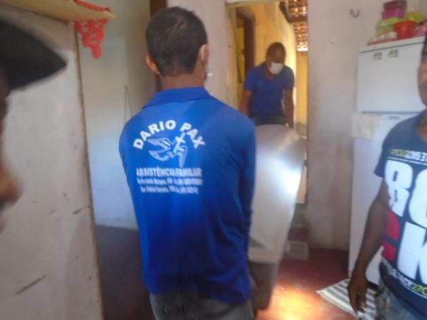 Corpo de moradora é encontrado em cozinha de residência em Floriano.(Imagem:FlorianoNews)