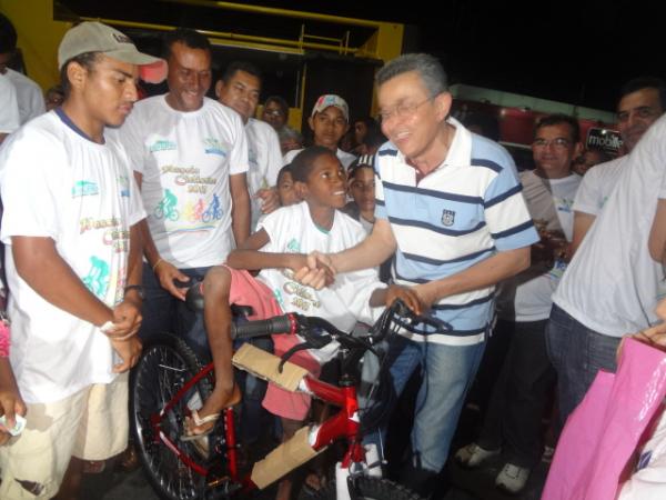 Passeio ciclístico de Floriano celebra aniversário do município.(Imagem:FlorianoNews)