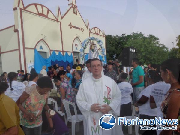 Procissão marca encerramento da festa de Nossa Senhora de Nazaré.(Imagem:FlorianoNews)